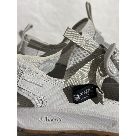 CHACO ODYSSEY Closed Toe Hiking Sport Sandals Women 8 Metallic Silver/Gray Mesh - Picture 5 of 14